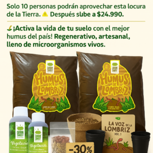 🌍 Humus de Lombriz Roja Californiana 40L de Vida Pura - Imagen 2